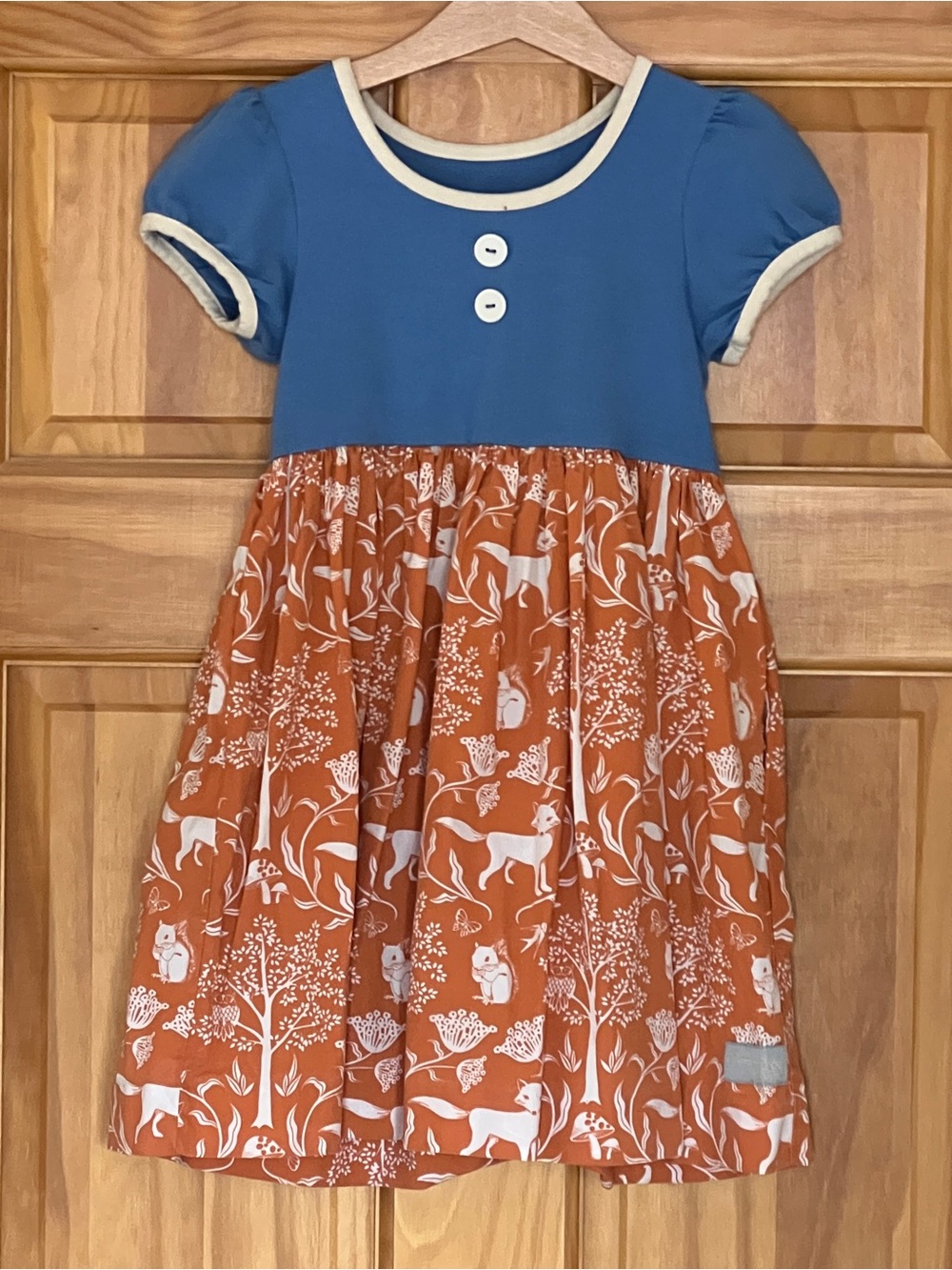 Eleanor Rose Rhonda Dress- fall woodland animal theme. Size 5/6